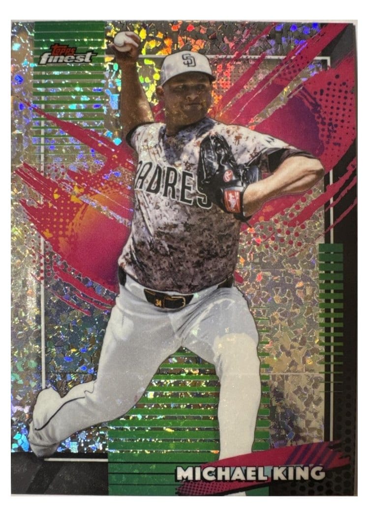 2026 Topps Finest Michael King #222 card