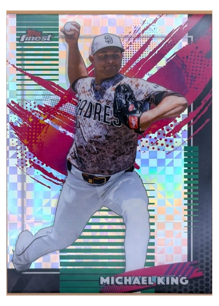 2026 Topps Finest Michael King #222 card