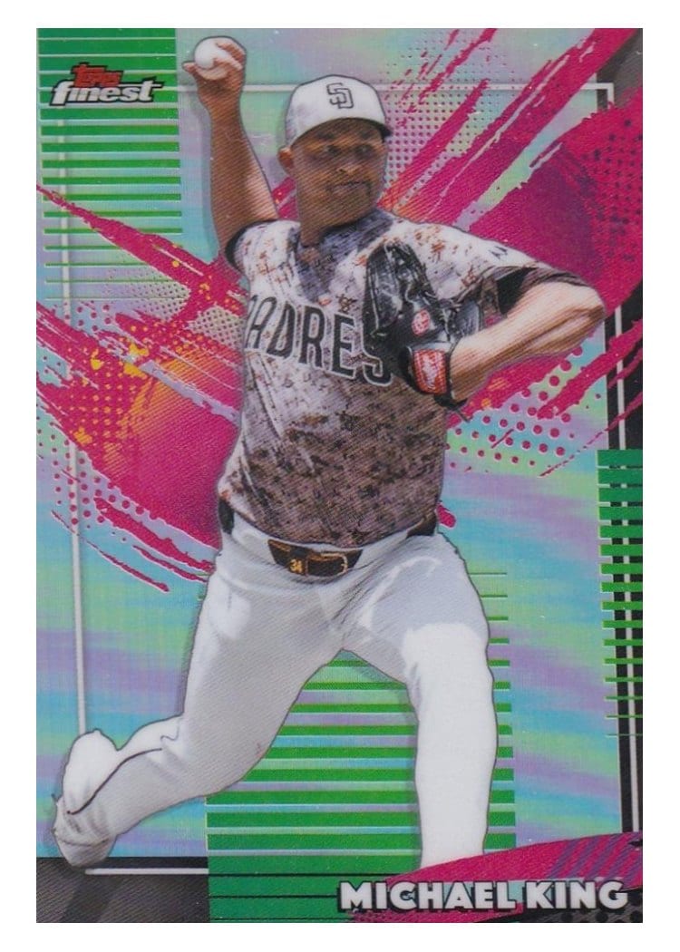 2026 Topps Finest Michael King #222 card