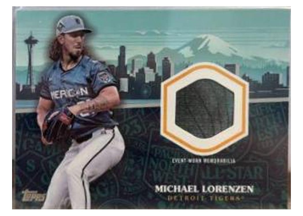 2023 Topps Update All-Star Stitches Michael Lorenzen #ASR-LOR card