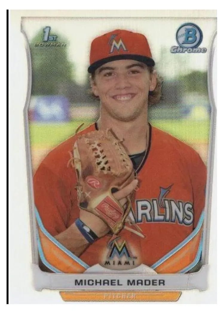 2014 Bowman Draft Picks Michael Mader #CDP102 card