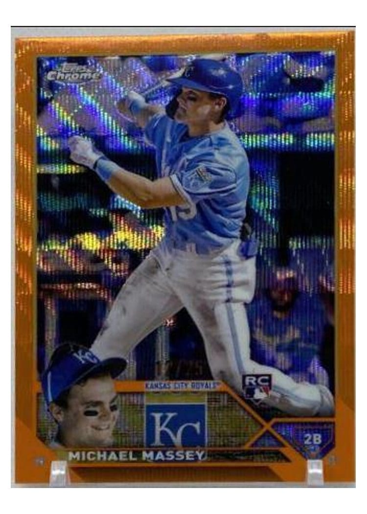2023 Topps Chrome Base Set Michael Massey #42 card