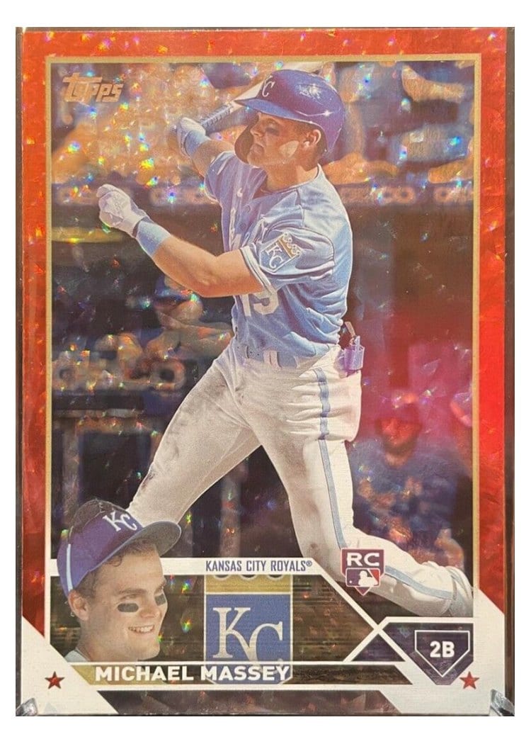 2023 Topps Chrome Base Set Michael Massey #42 card