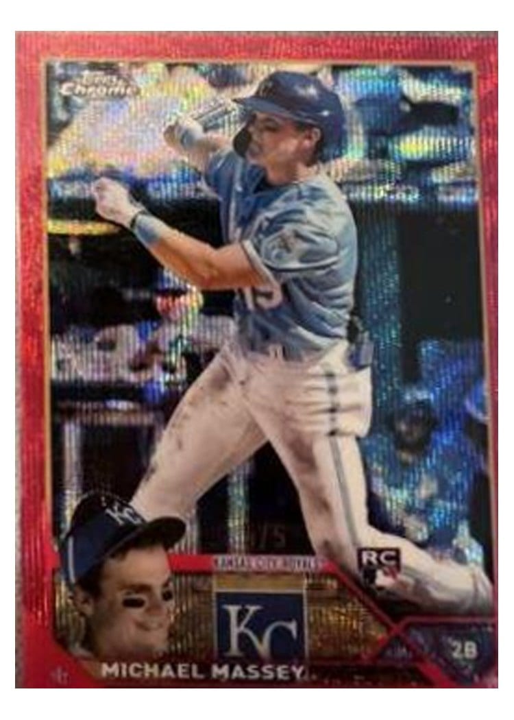 2023 Topps Chrome Base Set Michael Massey #42 card