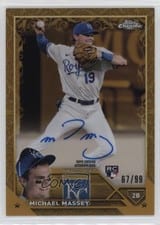 2023 Topps Gilded Collection Gold Etch Autographs Michael Massey #CGA-MM card