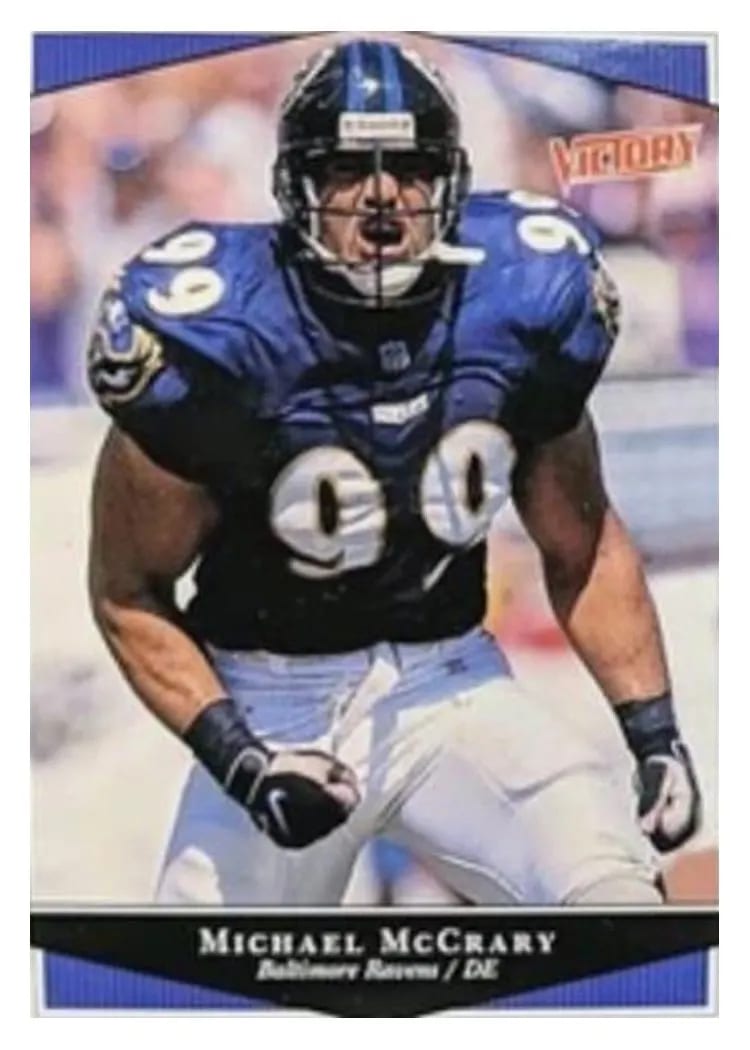 1999 Upper Deck Victory Michael McCrary #25 card