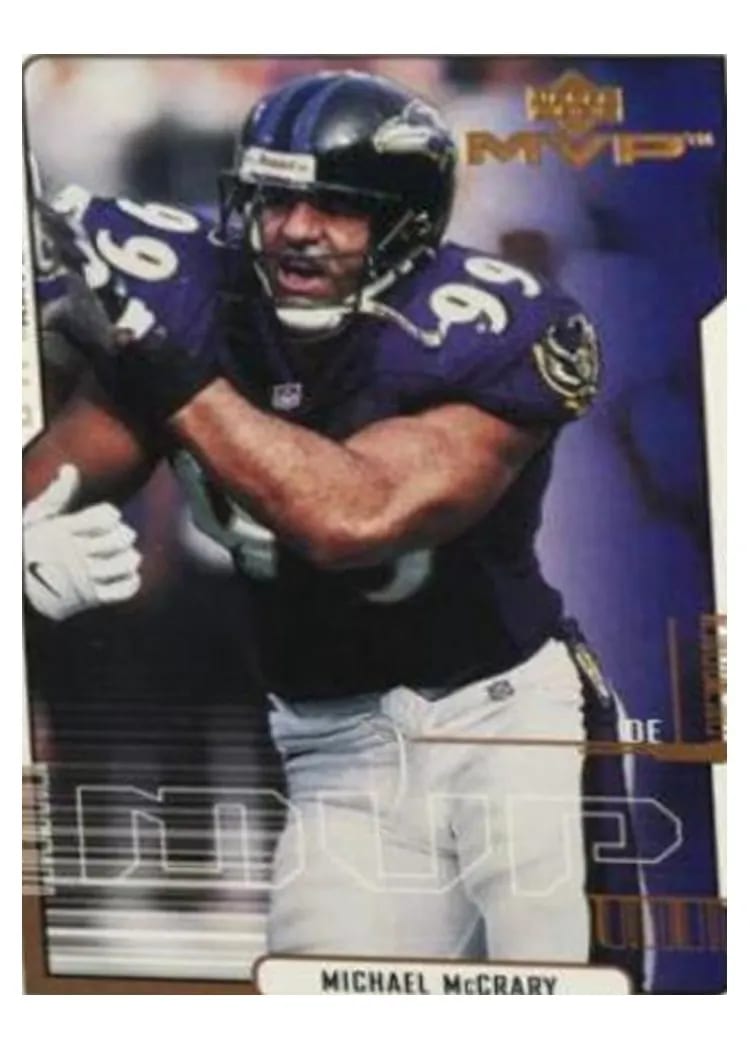 2000 Upper Deck MVP Michael McCrary #15 card