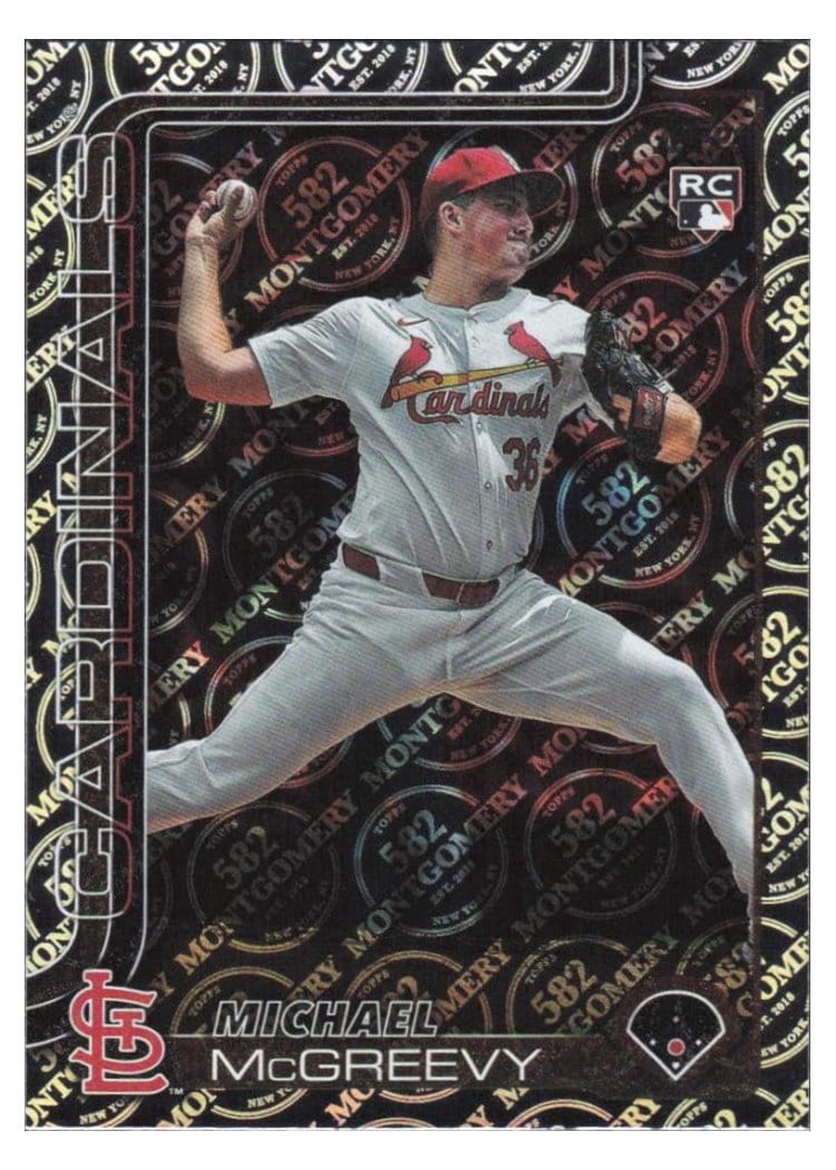 2025 Topps Base Set Michael McGreevy Montgomery #193 card