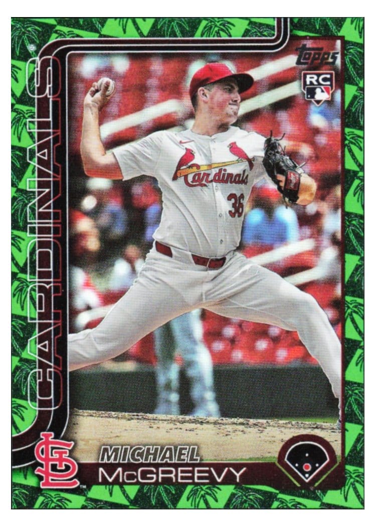 2025 Topps Base Set Michael McGreevy #193 card