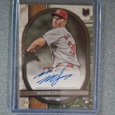 2025 Topps Museum Collection Archival Autographs Michael McGreevy #AA-MM card