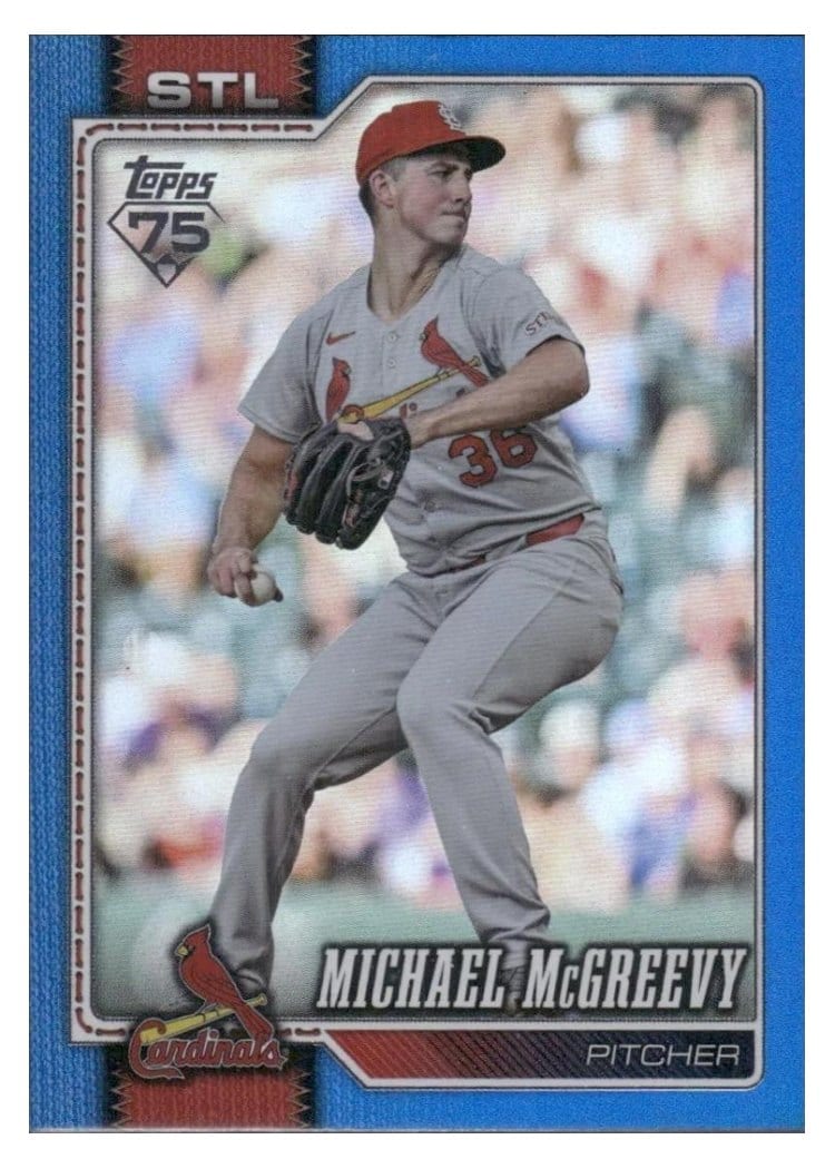 2026 Topps Base Set Michael McGreevy #161 card