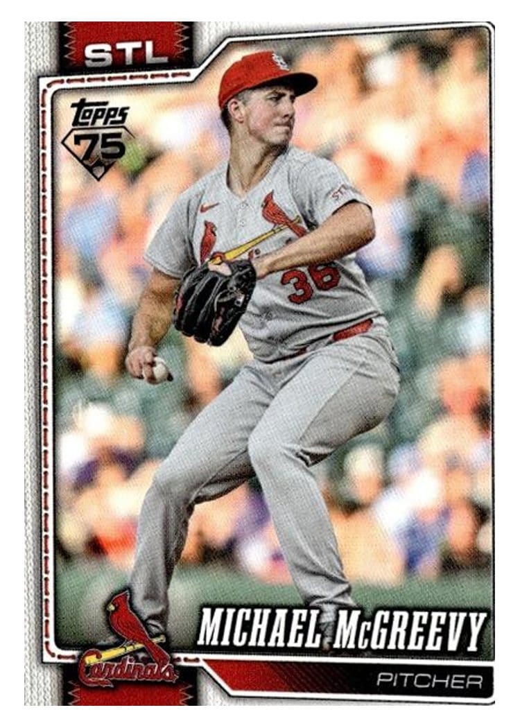 2026 Topps Base Set Michael McGreevy #161 card