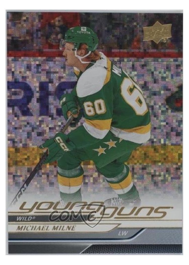 2024-25 Upper Deck Base Set Michael Milne Speckled Rainbow #727 card