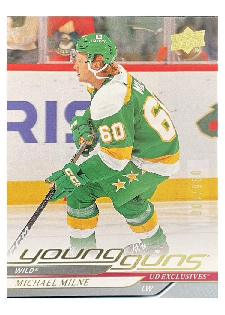 2024-25 Upper Deck Base Set Michael Milne #727 card