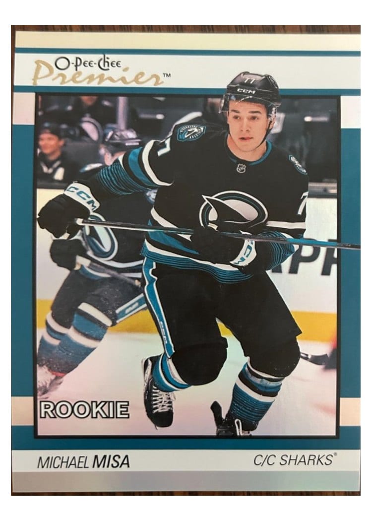 2025-26 O-Pee-Chee OPC Premier Jumbos Michael Misa #PW-MM card