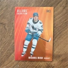 2025-26 Upper Deck Allure Color Flow Extended Rookies Michael Misa #CF-MM card