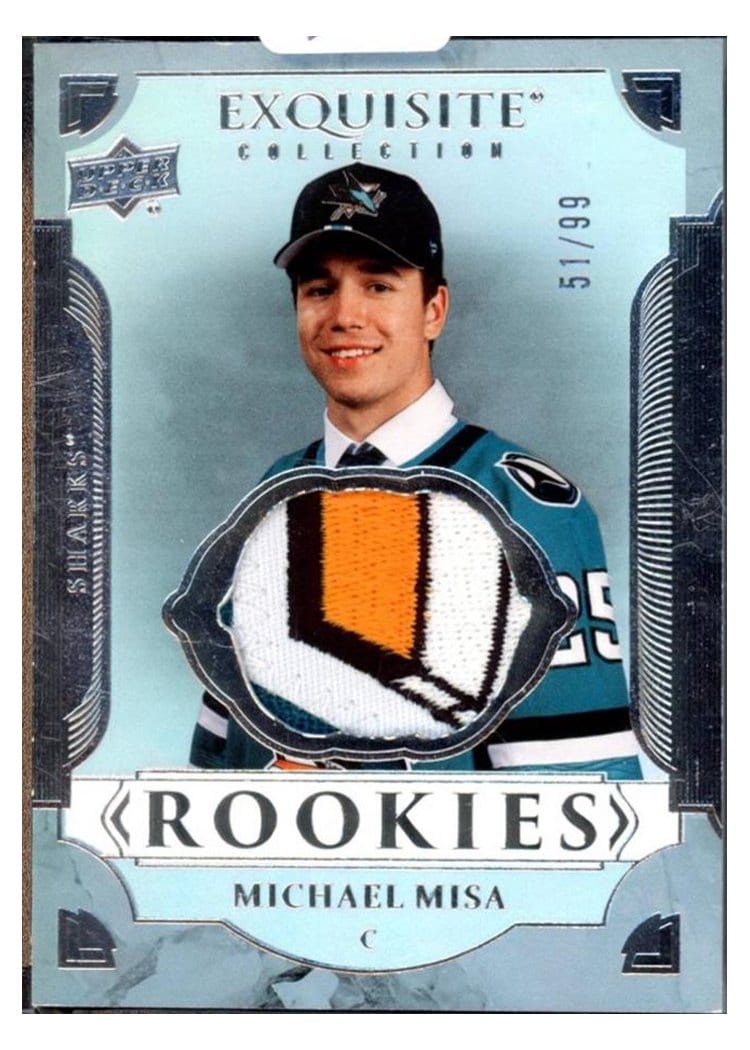 2025-26 Upper Deck Black Diamond Exquisite Rookie Patch Michael Misa #RP-MM