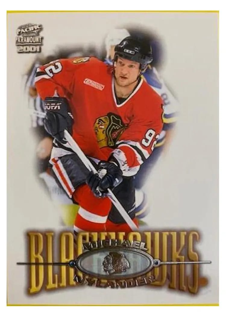 2000 Pacific Paramount Michael Nylander #52 card