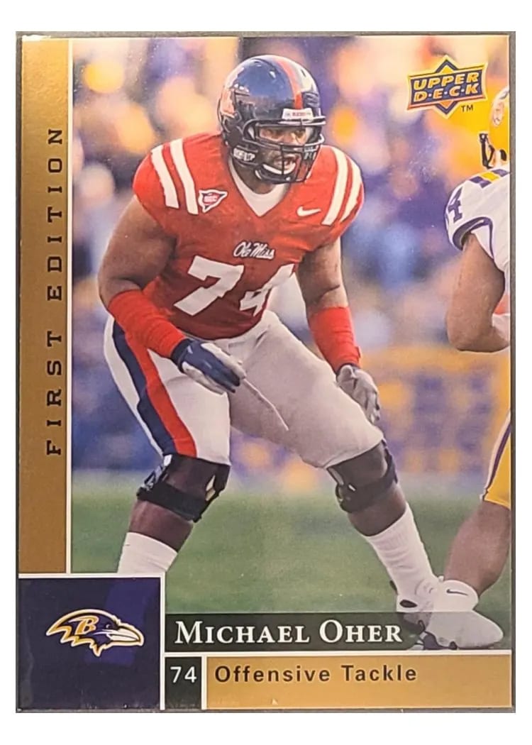 2009 Upper Deck First Edition Michael Oher #174 card