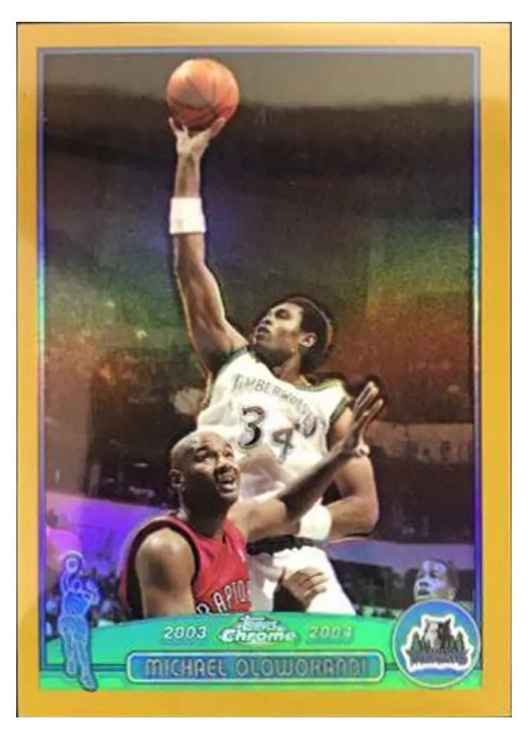 2003 Topps Chrome Michael Olowokandi #78 card