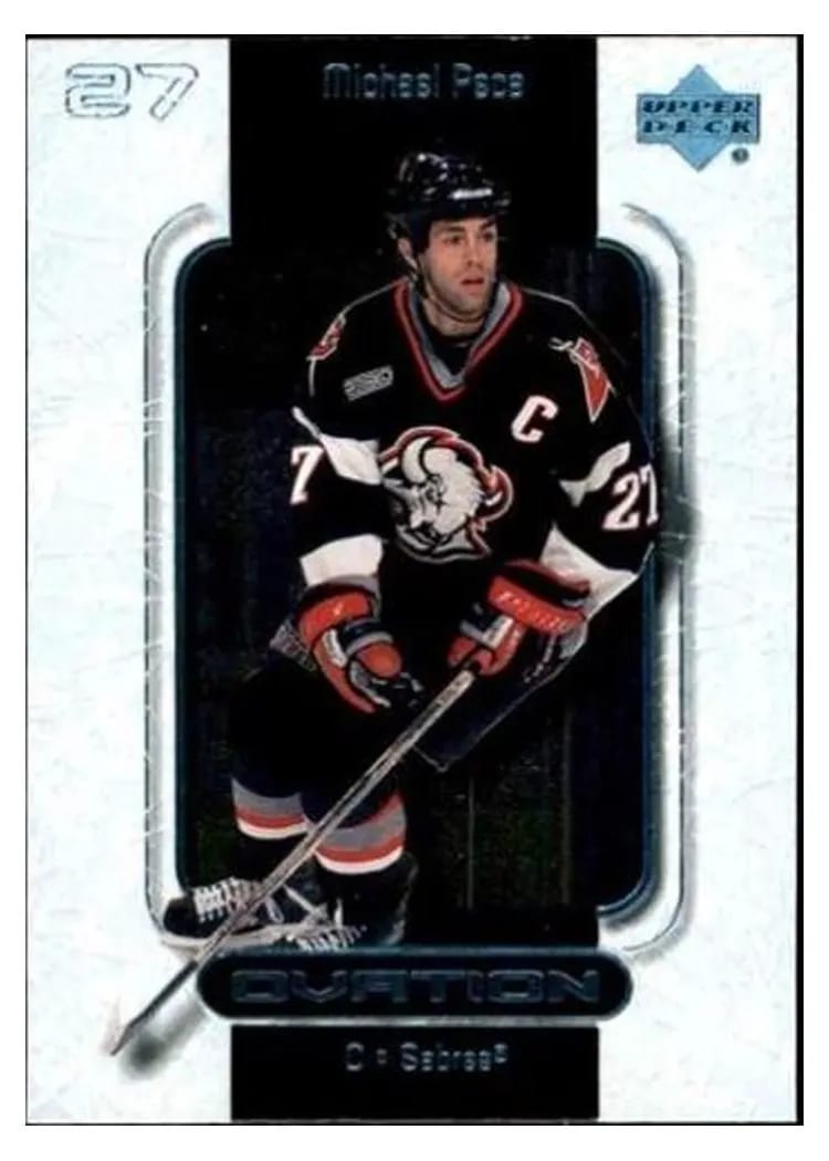 1999 Upper Deck Ovation Michael Peca #7 card