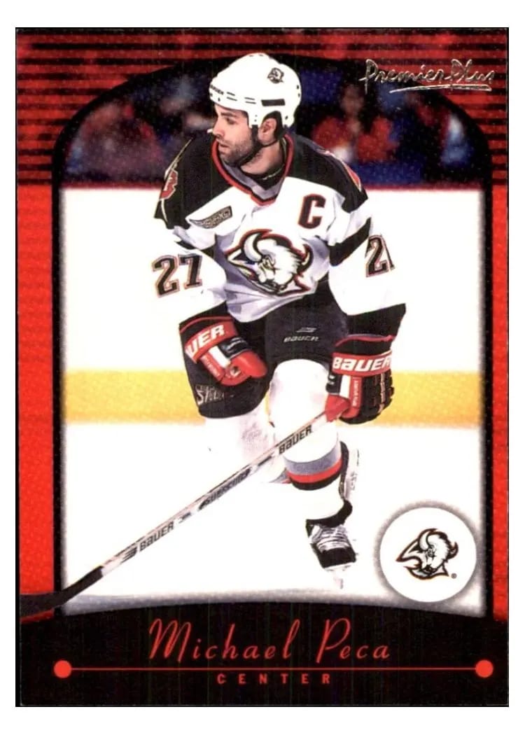 2000 Topps Premier Plus Michael Peca #34 card