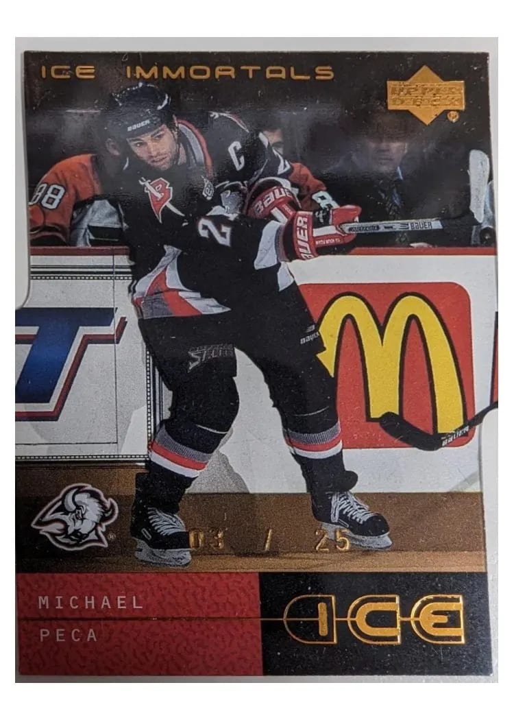 2000 Upper Deck Ice Michael Peca #6 card