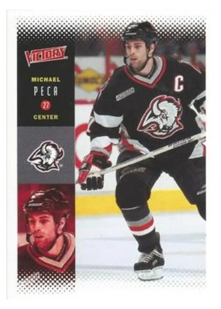 2000 Upper Deck Victory Michael Peca #27 card