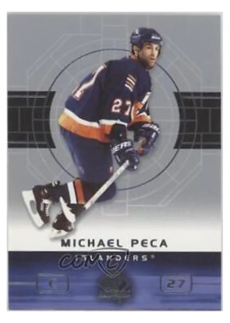 2002 SP Authentic Michael Peca #58 card
