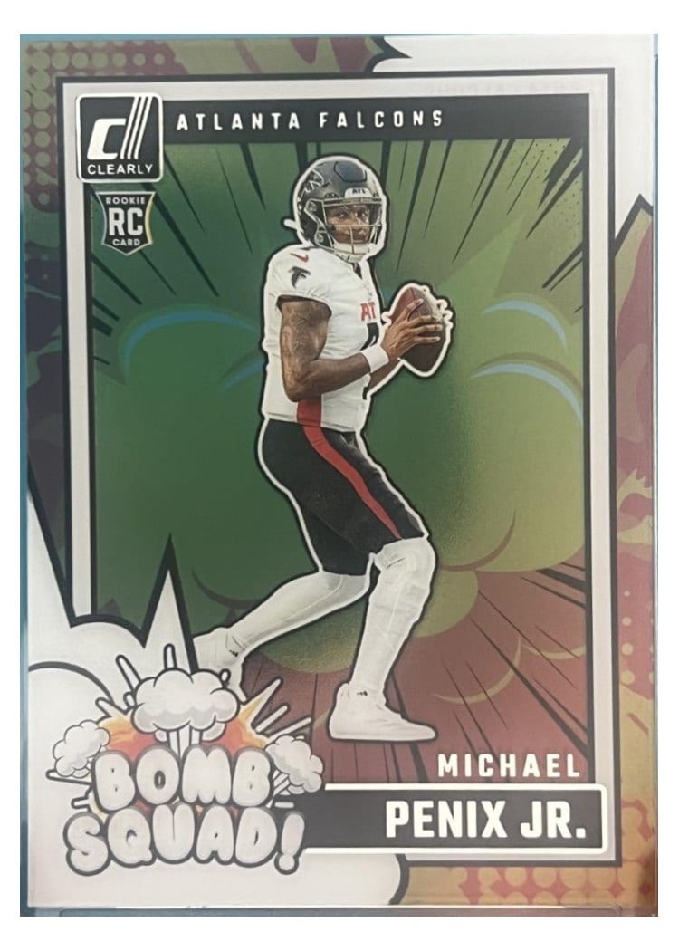 2024 Clearly Donruss Bomb Squad Michael Penix Jr. #6 card
