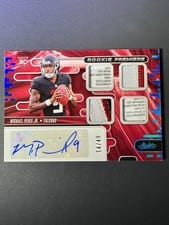 2024 Panini Absolute Rookie Premiere Materials Autographs Michael Penix Jr. #RPMA-MPJ card