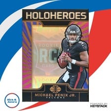 2024 Panini Illusions HoloHeroes Rookies Michael Penix Jr. #5 card