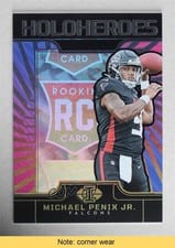 2024 Panini Illusions HoloHeroes Rookies Michael Penix Jr. #6 card