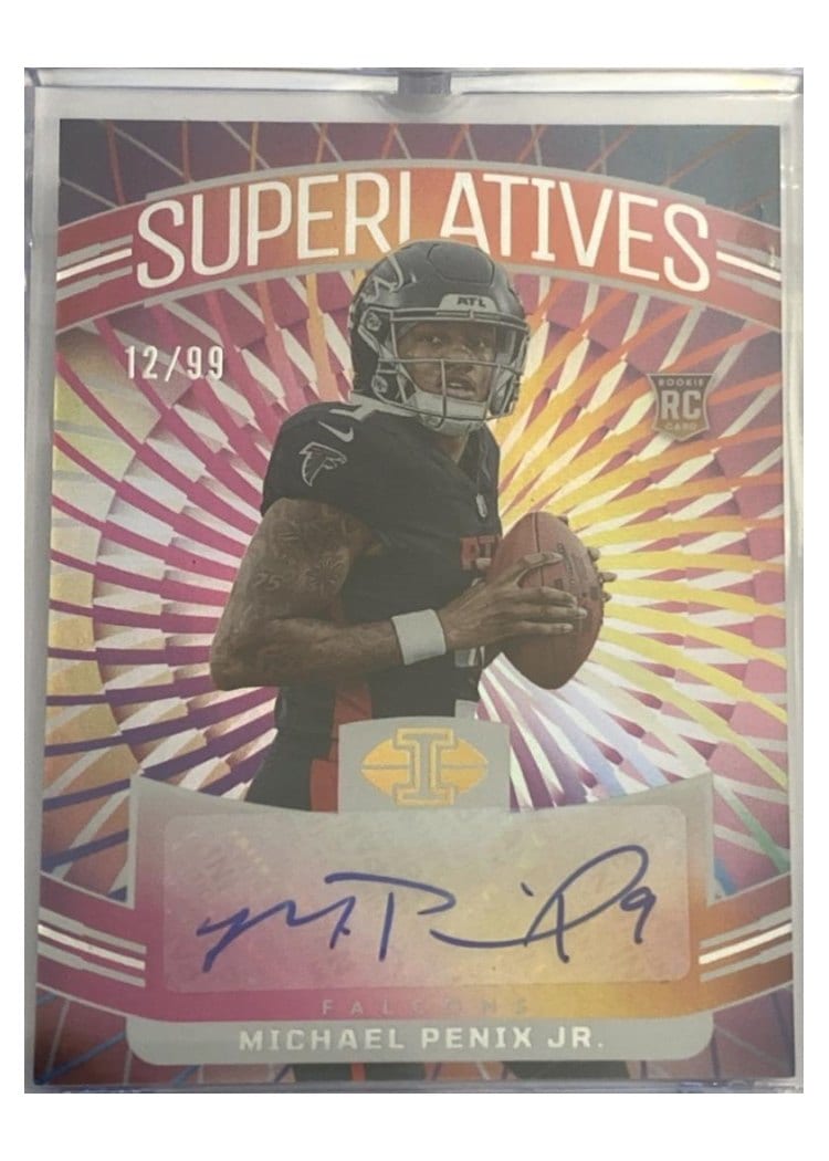 2024 Panini Illusions Superlatives Autographs Michael Penix Jr. #2 card