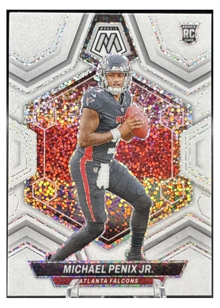 2024 Panini Mosaic Base Set Michael Penix Jr. White Sparkle #308 card