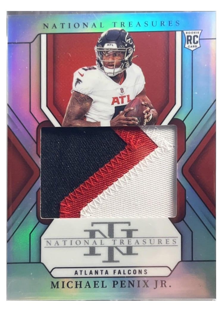 2024 Panini National Treasures Base Set Michael Penix Jr. #215 card
