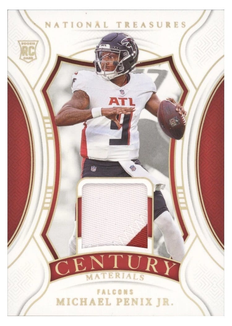 2024 Panini National Treasures Base Set Michael Penix Jr. #215 card