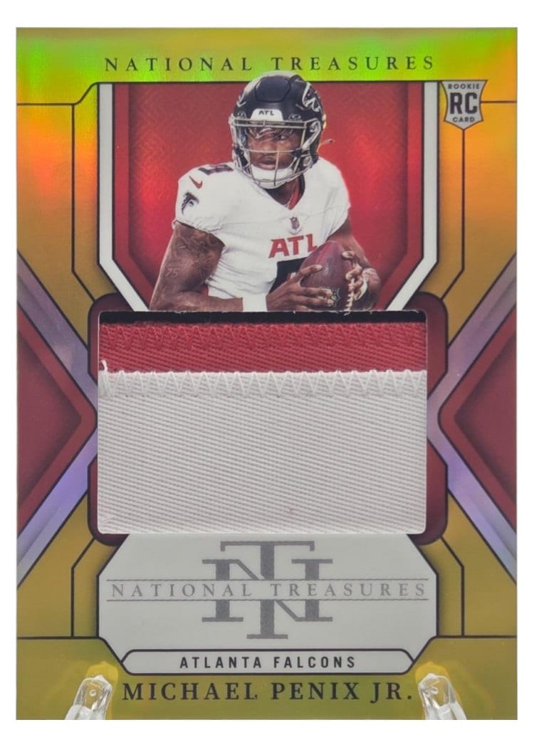 2024 Panini National Treasures Base Set Michael Penix Jr. #215 card