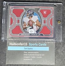 2024 Panini National Treasures Treasure Hunt Silver Michael Penix Jr. #2 card