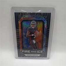 Michael Penix Jr. 2024 Panini Obsidian Fire and Ice card