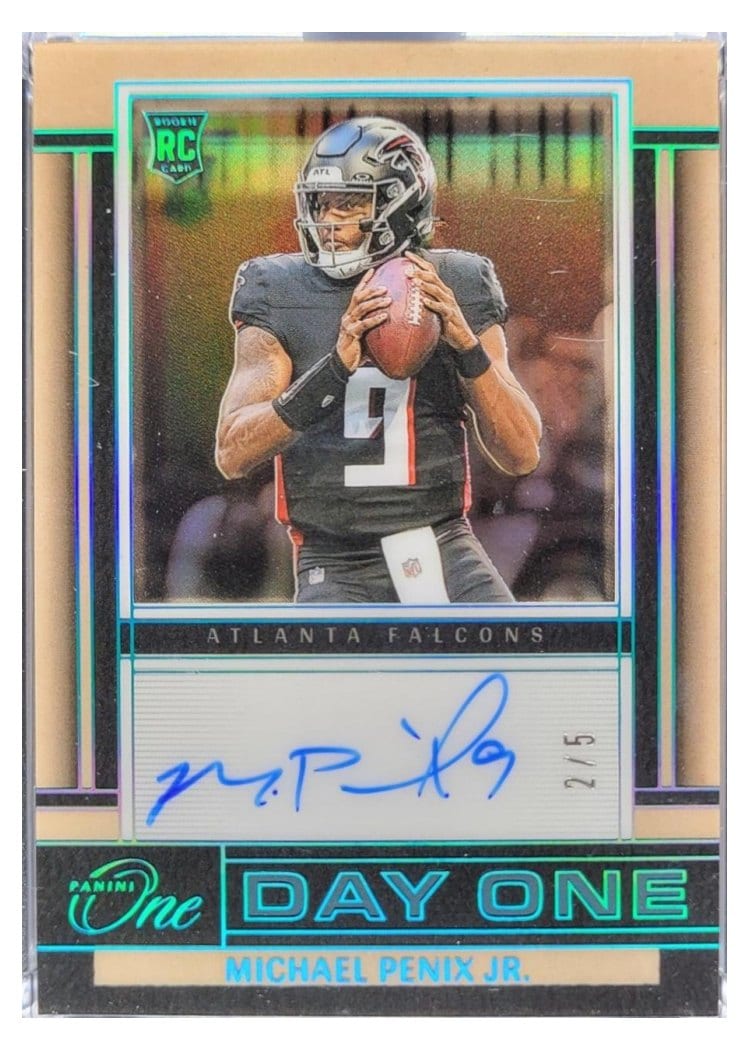 2024 Panini One Day One Autographs Michael Penix Jr. #142 card