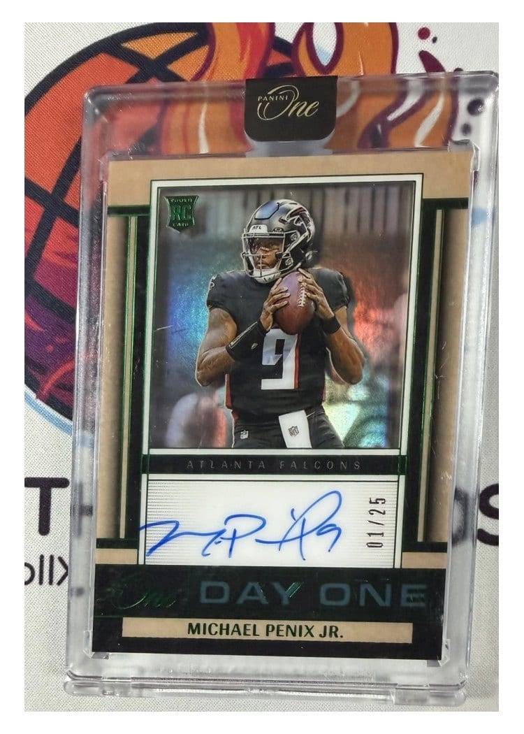2024 Panini One Day One Autographs Michael Penix Jr. #142 card