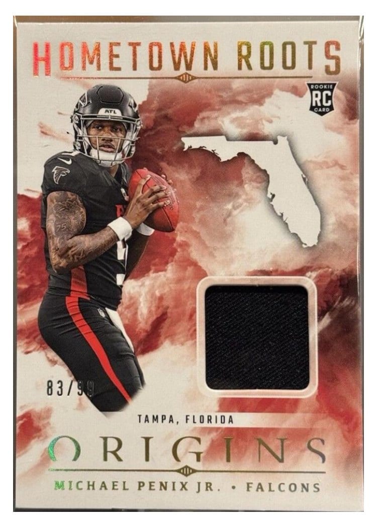 2024 Panini Origins Hometown Roots Relics Michael Penix Jr. #HRO-MPE card