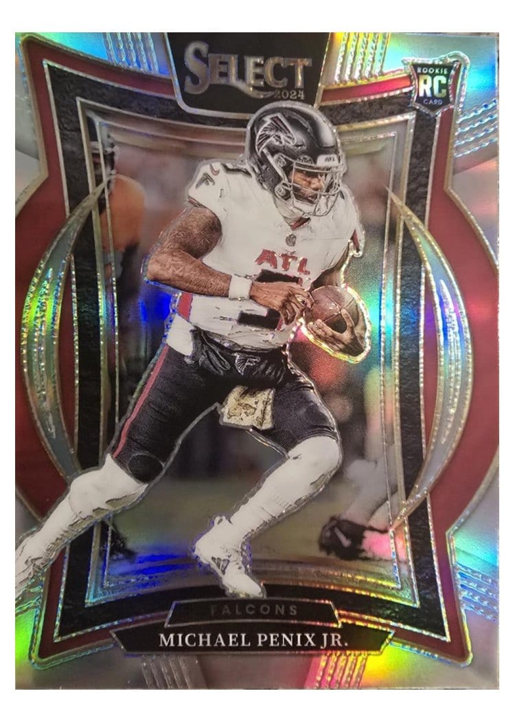 2024 Panini Select Michael Penix Jr. Silver Prizm #80 card