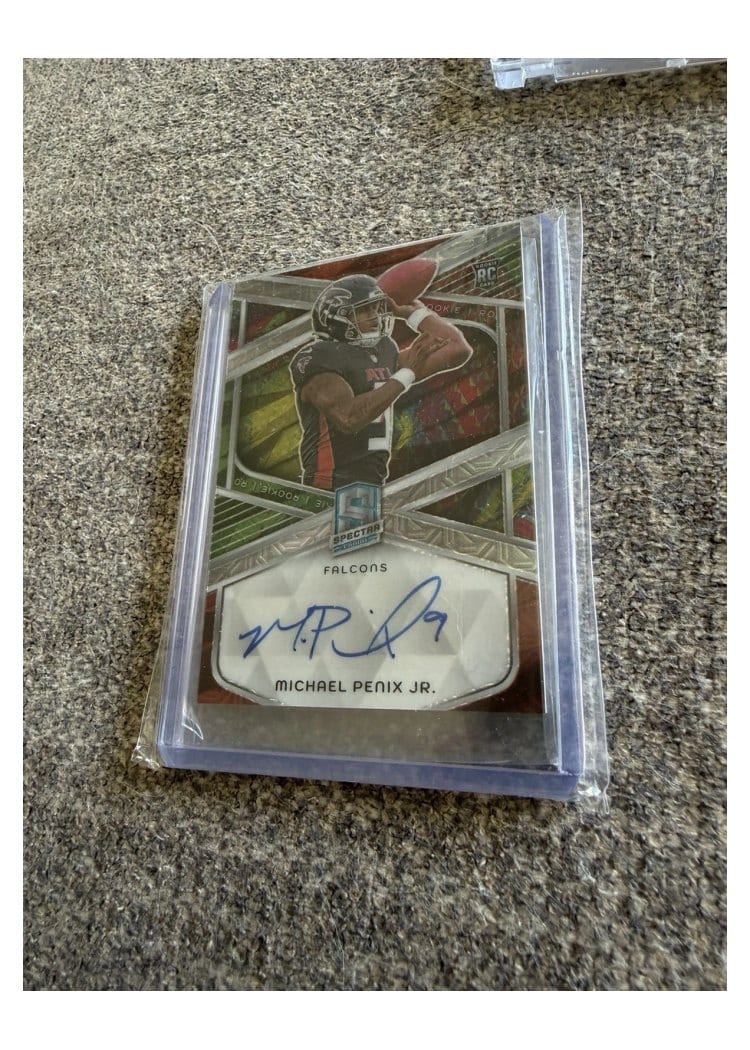 2024 Panini Spectra Rookie Autographs Michael Penix Jr. #RA-MPJ card