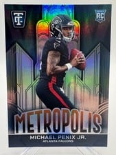 2024 Panini Totally Certified Metropolis Mirror Michael Penix Jr. #16 card