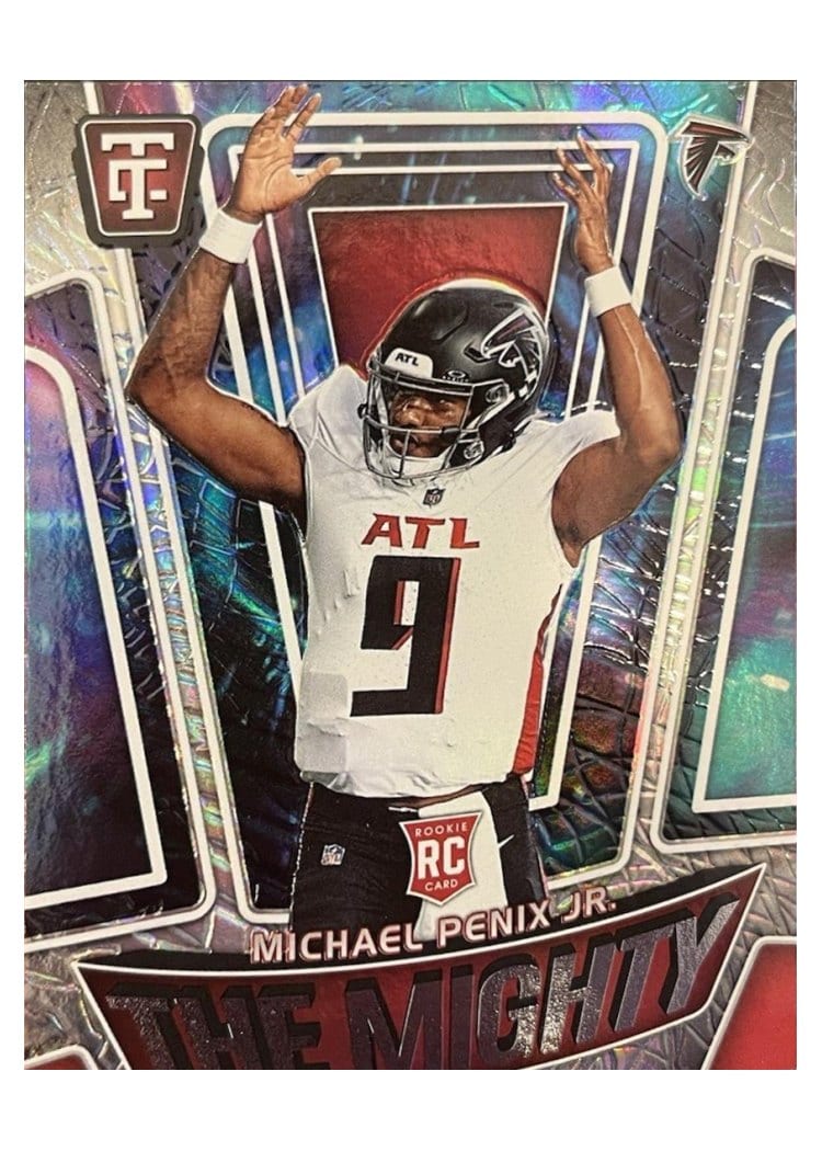 2024 Panini Totally Certified The Mighty Michael Penix Jr. #24 card