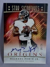 2025 Panini Origins Star Signatures Michael Penix Jr. #7 card