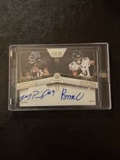 2024 Panini Luminance Year One Dual Signatures Michael Penix Jr. / Rome Odunze #YOSD-PRO card