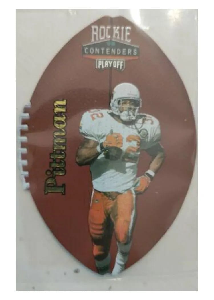 1998 Playoff Contenders Leather Michael Pittman #2 card